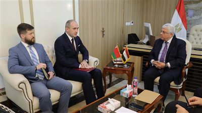 وزير التعليم العالي يستقبل سفير بيلاروسيا بالقاهرة لبحث سبل تعزيز التعاون