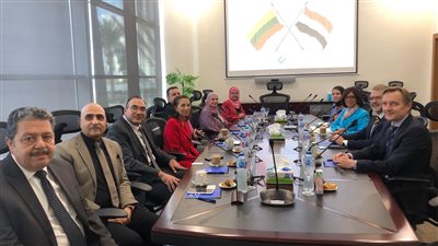 جامعة مصر للمعلوماتية تستقبل سفير ليتوانيا لبحث سبل التعاون المشترك 