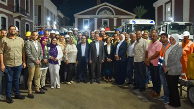 محافظ الإسكندرية يتفقد اصطفاف المُعدات بمحطة مياه شرقي للتأكد من جاهزيتها للسيطرة على مياه الأمطار