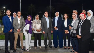 محافظ الإسكندرية يفتتح ميدان زويل ويتفقد أعمال تطوير ميادين 