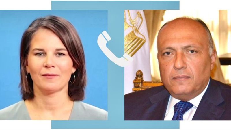 شكري ونظيرته الألمانية،