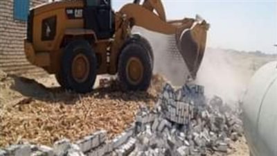 إزالة 41 حالة تعدٍ واسترداد 1890 فدانًا زراعيًا بالوادي الجديد 