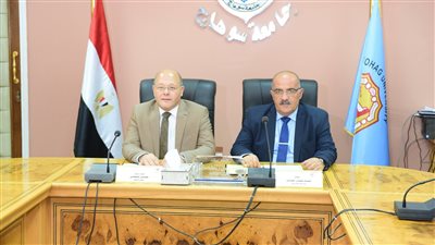 مستشفى سوهاج الجامعي الجديد: توقيع بروتوكول تعاون مع المطار 