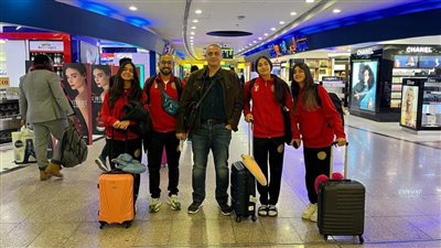 الجمباز، منتخب آنسات الترامبولين يغادر إلى إنجلترا للمشاركة في بطولة العالم
