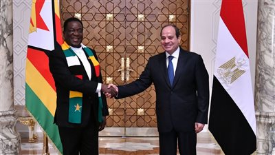 نشاط السيسي اليوم، يستقبل رئيس زيمبابوي ويتابع توفير السلع ويبحث مع بوتين أوضاع غزة