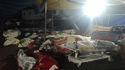 طيران الاحتلال يقصف مستشفى كمال عدوان، وسقوط عشرات الشهداء (فيديو)