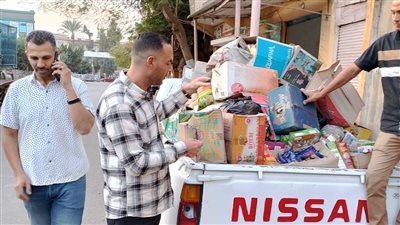 ضبط 2500 عبوة حلويات ومقرمشات ومياه غازية منتهية الصلاحية بالبحيرة 