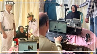 لفتة إنسانية، الداخلية تستخرج بطاقة الرقم القومي لأكبر معمرة بالشرقية في منزلها (صور)