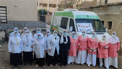 الكشف على 1928 مريضًا في قافلة طبية مجانية بدميانة في الدقهلية