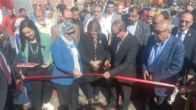 رئيس مياه القناة ومحافظ الإسماعيلية يفتتحان محطة رفع صرف صحي قرية الحجاز (صور) 