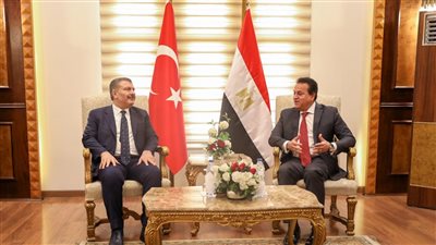 وزير الصحة يستقبل نظيره التركي لبحث الخدمات المقدمة لأهالي غزة 