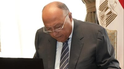 وزير الخارجية يشارك في اجتماع مجلس السلم والأمن الإفريقي حول السودان (صور)