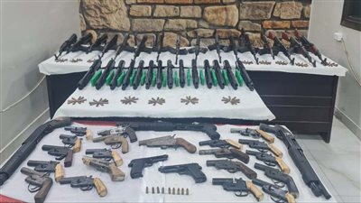 الأمن العام يضبط 45 قطعة سلاح نارى و22 قضية مخدرات فى 4 محافظات
