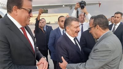 وزيرا الصحة المصري والتركي يصلان مطار العريش لتفقد مصابي غزة 