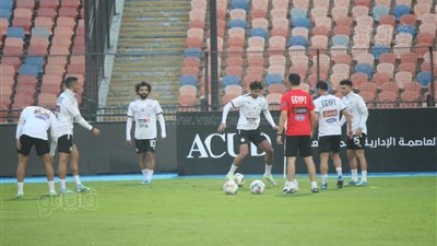 منتخب مصر يخوض المران الأخير قبل مواجهة جيبوتي بتصفيات كأس العالم (صور)