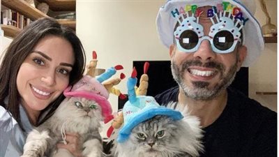 بسنت شوقي تحتفل بعيد ميلاد محمد فراج