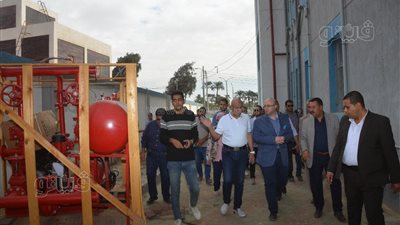 محافظ بني سويف يتفقد مشروعات حياة كريمة
