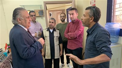 وكيل صحة الدقهلية يتفقد مستشفى الجلدية والجذام ويطمئن على سير العمل