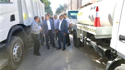معدات جديدة بقيمة 37 مليون جنيه لمواجهة الأمطار والمظهر العام بالمنوفية