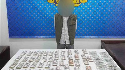 ضبط شخص لقيامه بالإتجار في النقد الأجنبي بحلوان