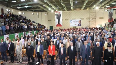 مؤتمر حاشد في الوادي الجديد لدعم السيسي في الانتخابات الرئاسية