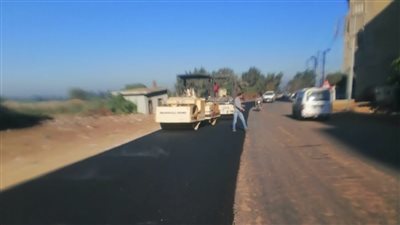 محافظ الغربية يتابع استمرار أعمال رصف طريق ترعة الملاحة