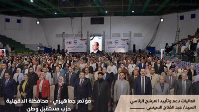  تواصل المؤتمرات الجماهيرية والمبادرات من الأحزاب والجهات الداعمة للمرشح السيسي