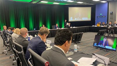 وزير الرياضة يلتقي رئيس الوكالة الدولية لمكافحة المنشطات