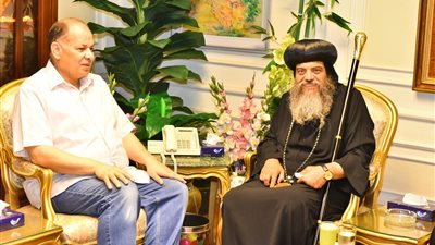 محافظ أسيوط يستقبل وفد مطرانية الأقباط الارثوذوكوس لتفعيل المشاركة المجتمعية