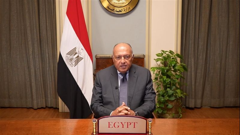 سامح شكري وزير الخارجية،