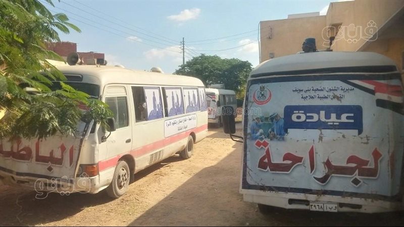 قافلة طبية ببني سويف،