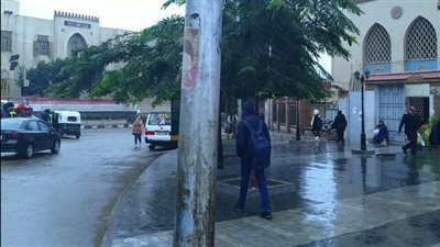 سقوط أمطار غزيرة على مدن الغربية (صور) 