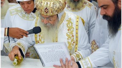 الأنبا باخوميوس يدشن كنيسة الشهيد مارجرجس بدمنهور