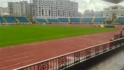 رغم الأمطار، استاد الإسكندرية: مباراة سيدات مصر والكونغو في موعدها (صور)