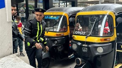 ضبط 16 توك توك مخالف في الشرقية 