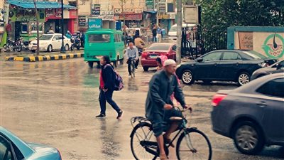 17 صورة ترصد سقوط الأمطار فى المنوفية
