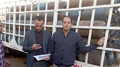 ضبط 225 أسطوانة بوتاجاز قبل بيعها في السوق السوداء بالبحيرة 