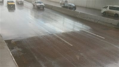 هطول أمطار خفيفة على مناطق متفرقة في الإسكندرية 