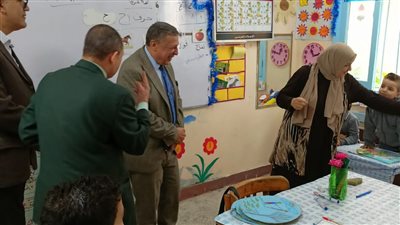 وكيل تعليم البحيرة يتفقد مدرسة الأمل للصم وضعاف السمع الابتدائية بدمنهور