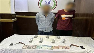 ضبط اثنين من العناصر الإجرامية بحوزتهما كمية من مخدر الفودو بالشرابية 
