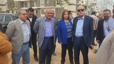 مسئولو الإسكان يتفقدون مشروعات العبور الجديدة