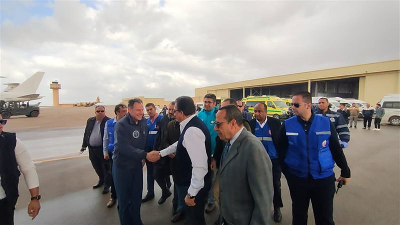  برفقة وزير الصحة،
