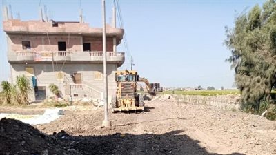  البدء في رصف 4 طرق بالبحيرة بتكلفة 22 مليون جنيه (صور)