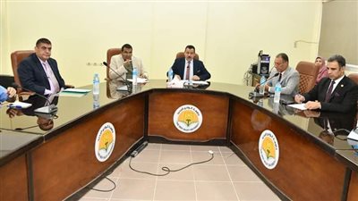 رئيس جامعة الوادى الجديد يترأس اجتماع مجلس شئون خدمة المجتمع وتنمية البيئة