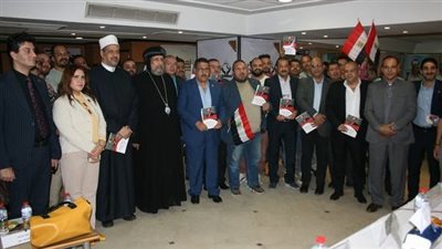 وفد تنسيقية شباب الأحزاب يشارك في مؤتمر اتحاد الناشرين المصريين