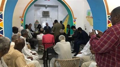 التنسيقية تلتقي شيوخ وشباب وعائلات النوبة، وتستمع لأبرز مطالبهم من الرئيس المقبل