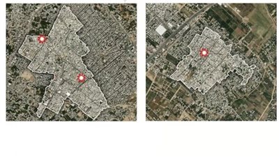  الأقمار الصناعية تظهر دمار نصف مباني شمال غزة