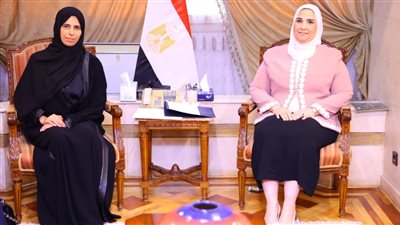 نيفين القباج تستقبل وزيرة الدولة للتعاون بقطر