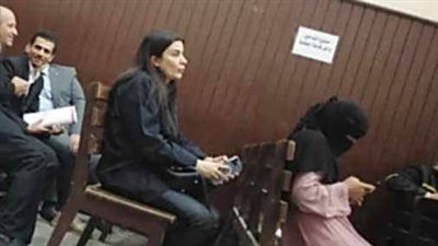 أول ظهور للمذيعة أميرة شنب أثناء نظر استئناف زوجها على حبسه (صور)