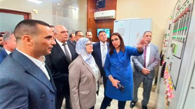 نائب محافظ البحيرة ورئيس العامة للتنمية الصناعية يتفقدان المنطقة الصناعية بحوش عيسى (صور)